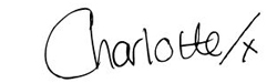 Charlotte's signature