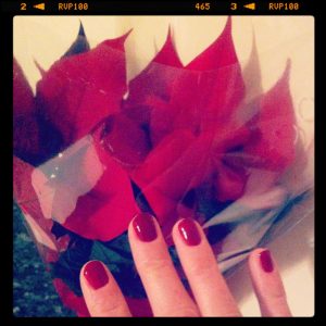 Korres Deep Red nail varnish