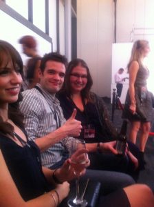 Dave and Jules at American Crew Faceoff 2013