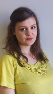 Olivia working DuWop's Private Lipstick in Private Red